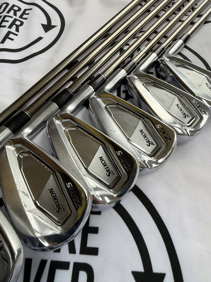 SRIXON ZXi5 IRONS / 4 - PW / Mens RH / Stiff Flex Graphite Shafts / V.GOOD USED