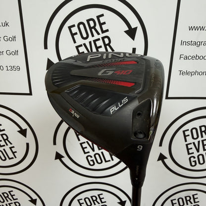 PING G410 PLUS DRIVER / 9 Deg / Mens RH / 75g Stiff Flex / V.GOOD USED