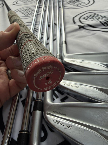 TAYLORMADE P790 (2021) IRONS / 4 - PW / Mens RH / 120g Stiff Flex / GOOD USED