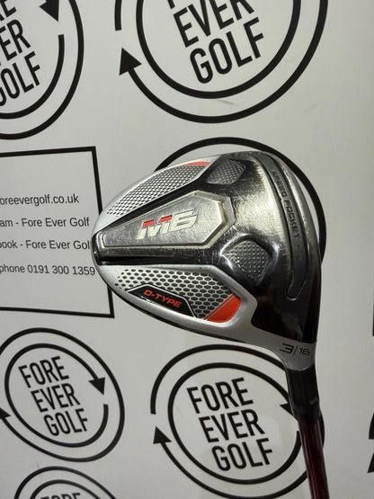 TAYLORMADE M6 D-TYPE 3 WOOD / 16 Degree / RH / 50g Reg Flex / GOOD USED