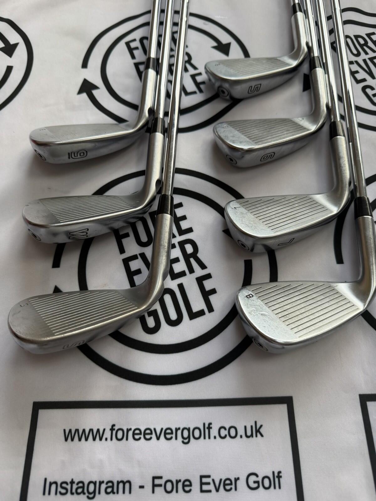 PING G410 IRONS / 5 - PW + SW / Mens RH / 98 Deg / Orange Dot / GOOD USED