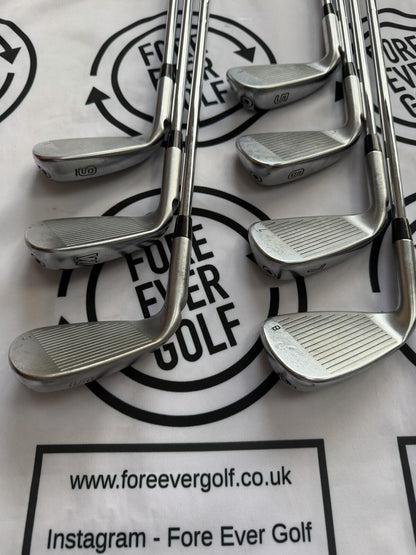 PING G410 IRONS / 5 - PW + SW / Mens RH / 98 Deg / Orange Dot / GOOD USED