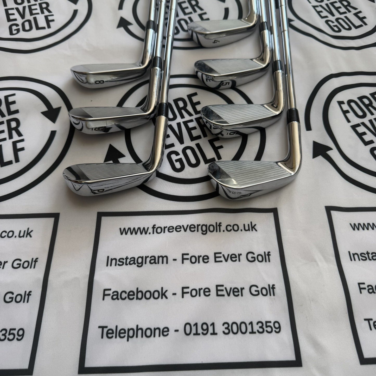 CALLAWAY APEX Ai150 IRONS / 4 - PW / Mens RH / 115g Stiff Flex / V.GOOD USED
