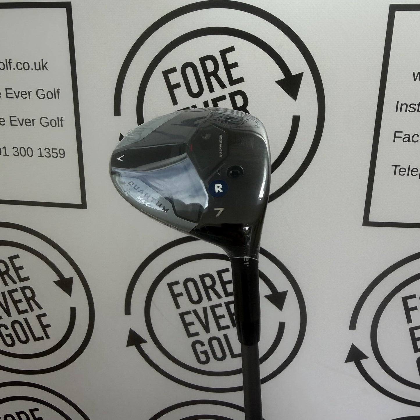CALLAWAY QUANTUM MAX 7 WOOD / 21 Degree / Mens RH / 60g Reg Flex / NEW