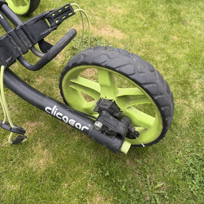 CLICGEAR MODEL 3.5+ GOLF PUSH TROLLEY / 3 Wheels / GOOD USED
