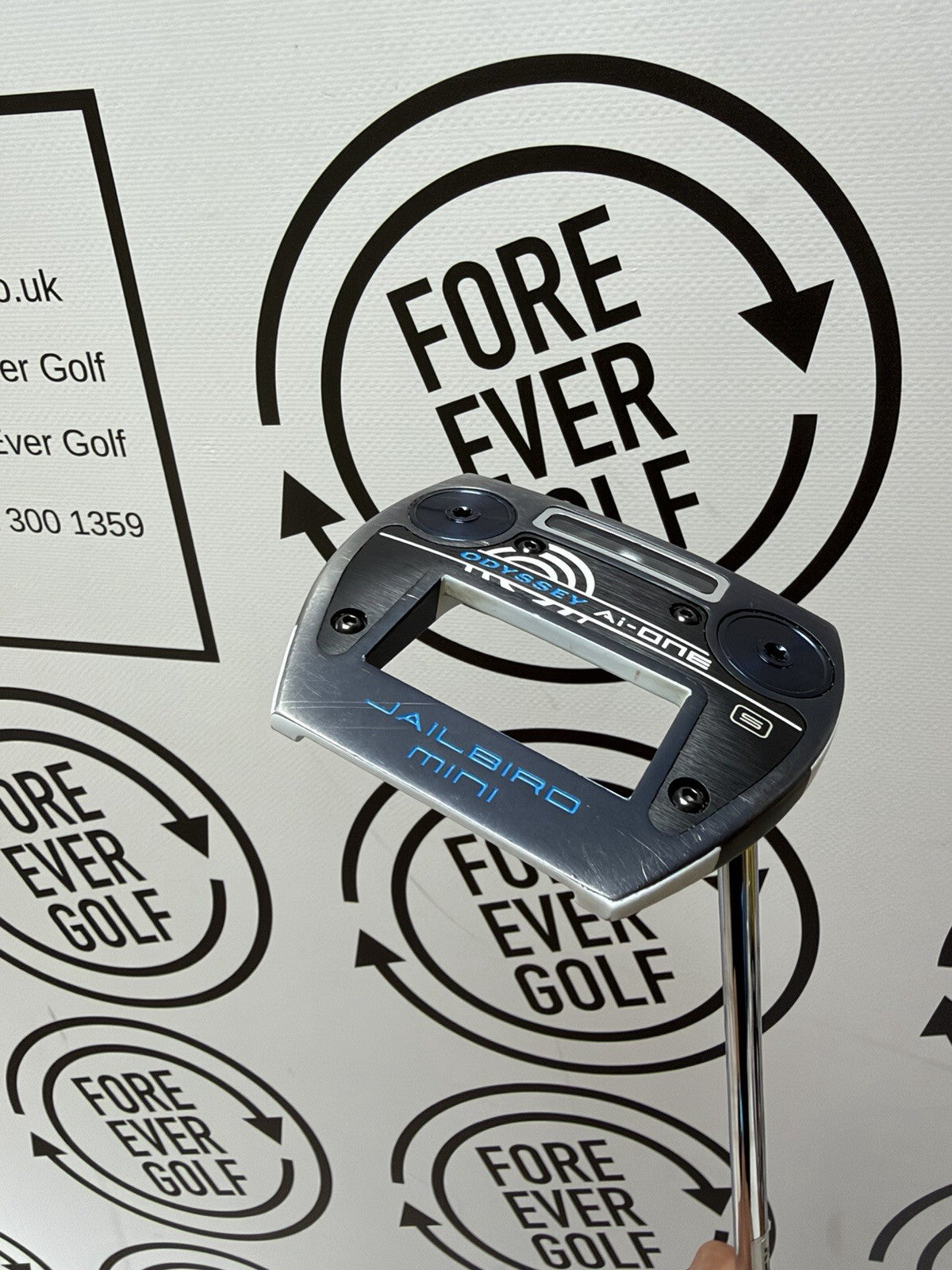 ODYSSEY Ai ONE JAILBIRD MINI (S) PUTTER / 34” / Mens RH / GOOD USED
