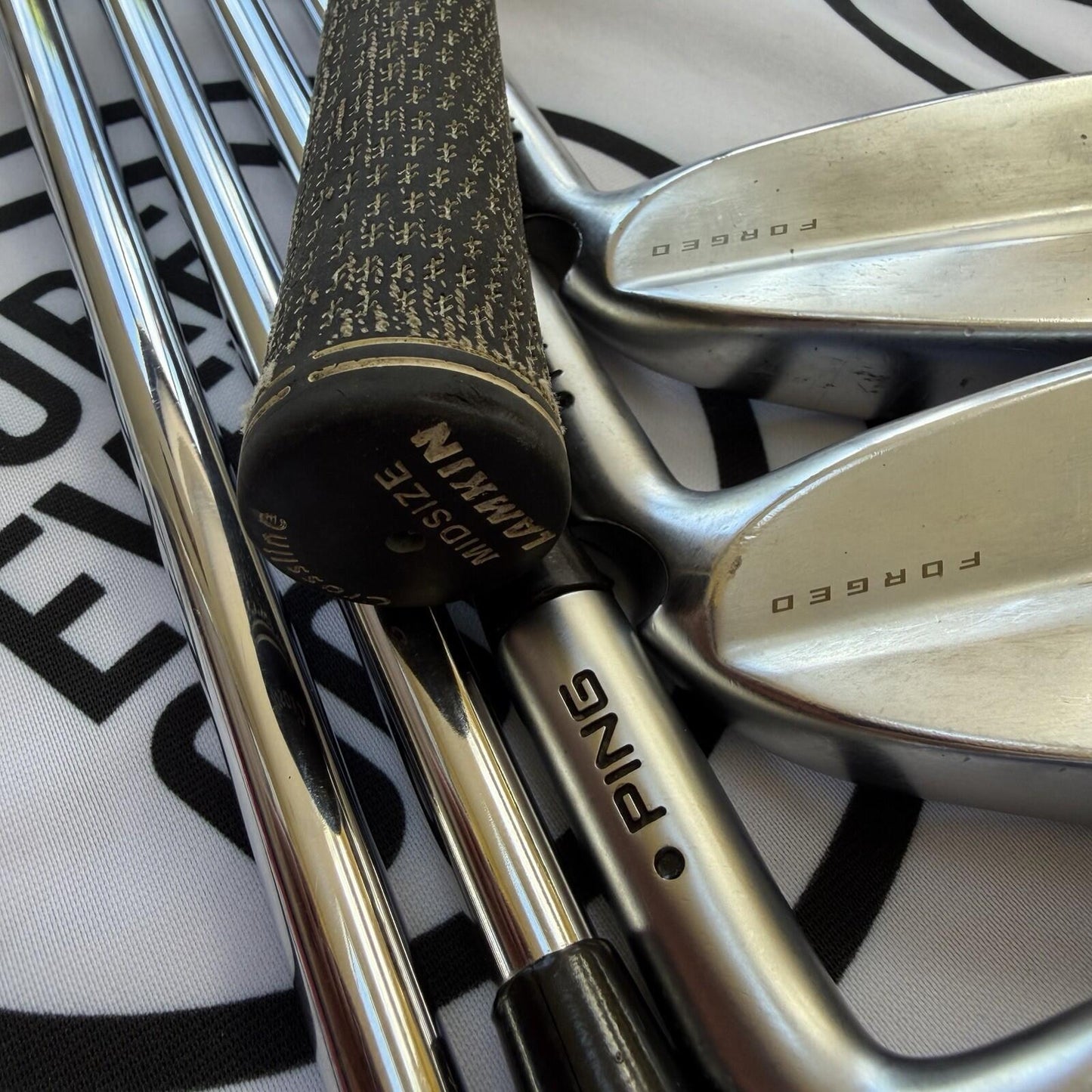 PING i500 IRONS / 5 - PW / Mens RH / Black Dot / RH / 125g X-Stiff Flex / GOOD