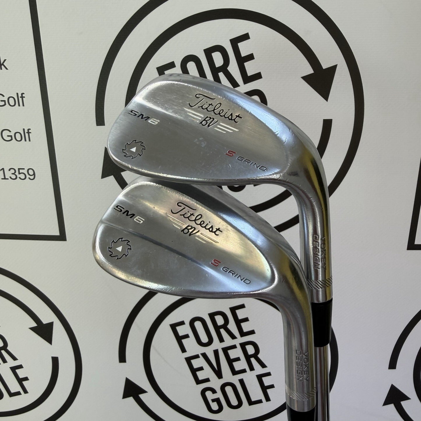 TITLEIST VOKEY SM6 WEDGE SET / 54 & 58 / Mens RH / Wedge Flex / GOOD USED