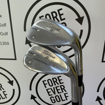TITLEIST VOKEY SM6 WEDGE SET / 54 & 58 / Mens RH / Wedge Flex / GOOD USED