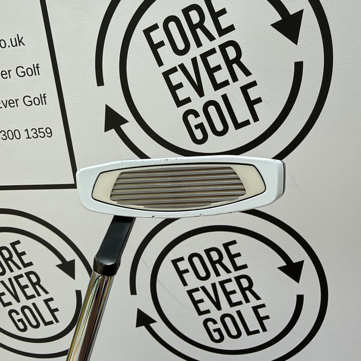 TAYLORMADE SPIDER EX PUTTER / 34” / Mens RH / Grey/White / GOOD USED