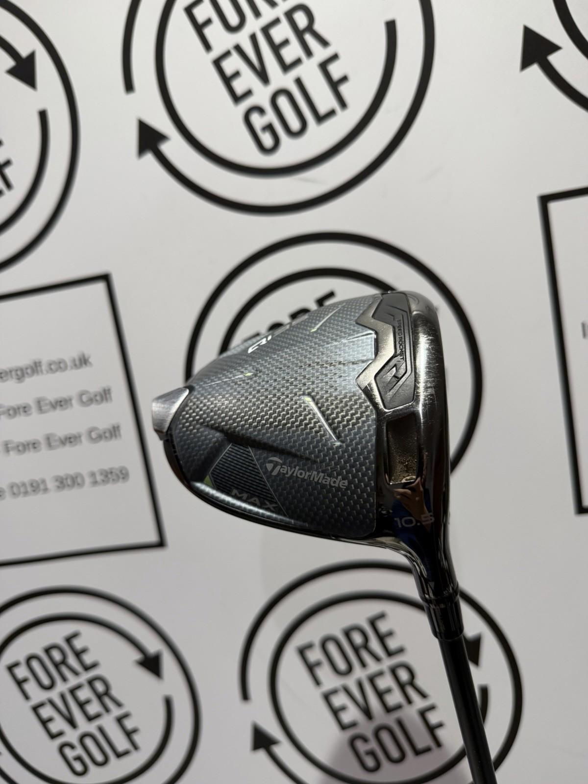 TAYLORMADE Qi35 MAX DRIVER / 10.5 Deg / Mens RH / 50g Stiff Flex / GOOD USED