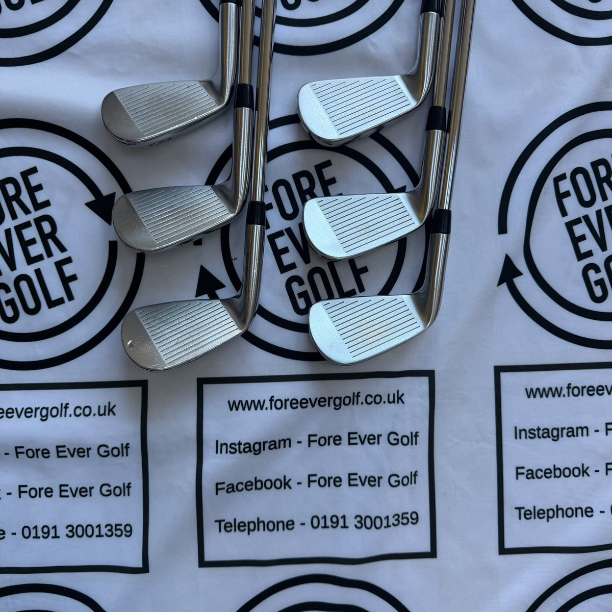 TITLEIST T100s IRONS (2019) / 5 - PW / RH / AMT White Stiff Flex / GOOD USED