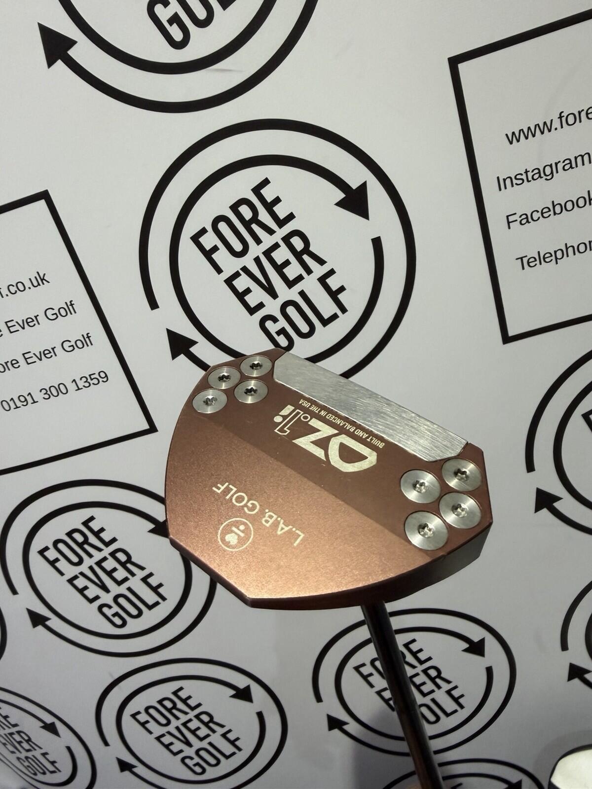 L.A.B GOLF OZ.1i PUTTER / 34” / RH / 69 Deg Lie Angle / Zero Torque / Capuccino