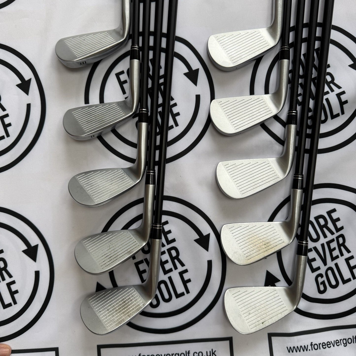 AVODA COMBO LENGTH IRONS / 4- PW + GW + SW + LW / RH / 90g Stiff KBS TGI