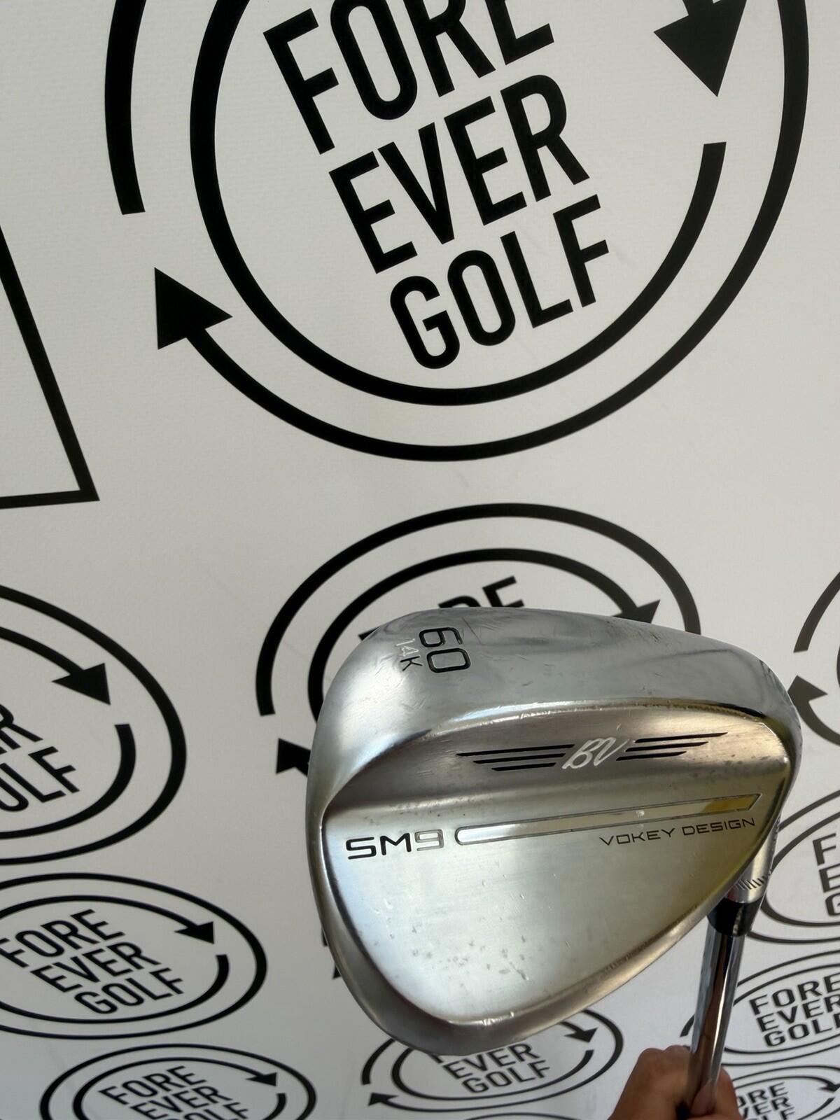 TITLEIST VOKEY SM9 LOB WEDGE / 60 Deg (14K) / Mens RH / Wedge Flex / GOOD USED