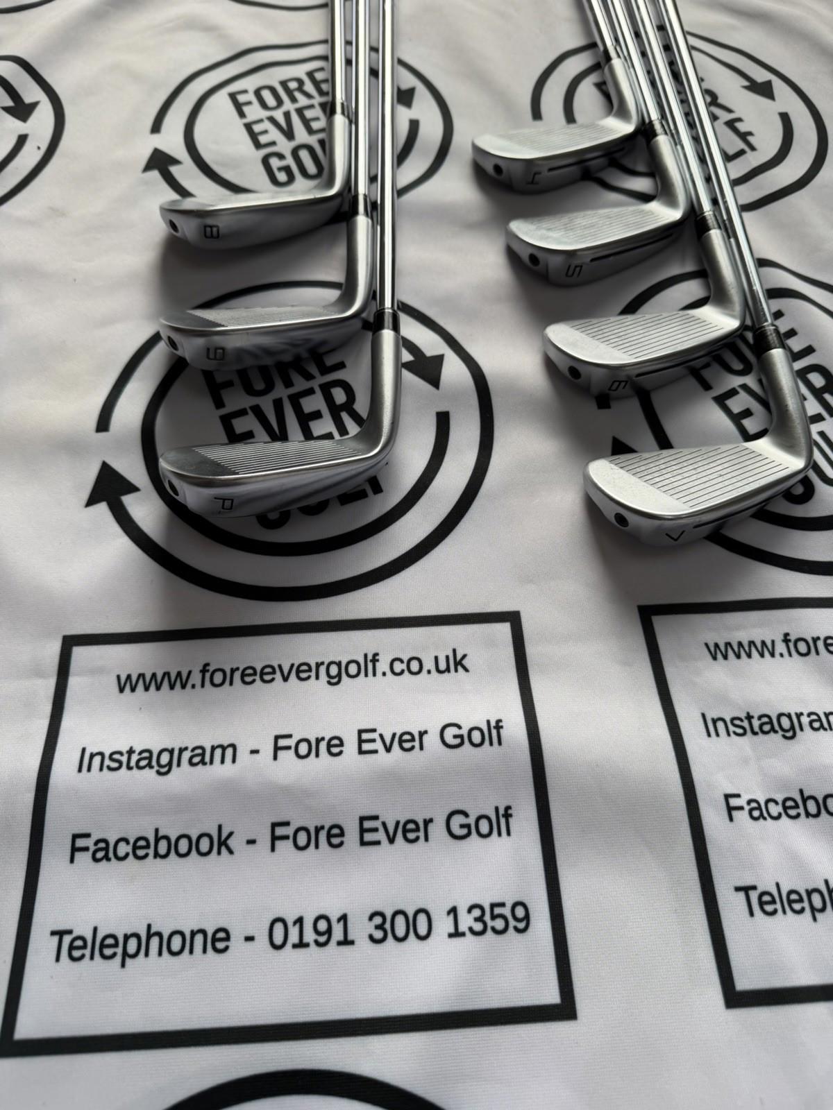 TAYLORMADE P790 (2021) IRONS / 4 - PW / Mens RH / 120g Stiff Flex / GOOD USED