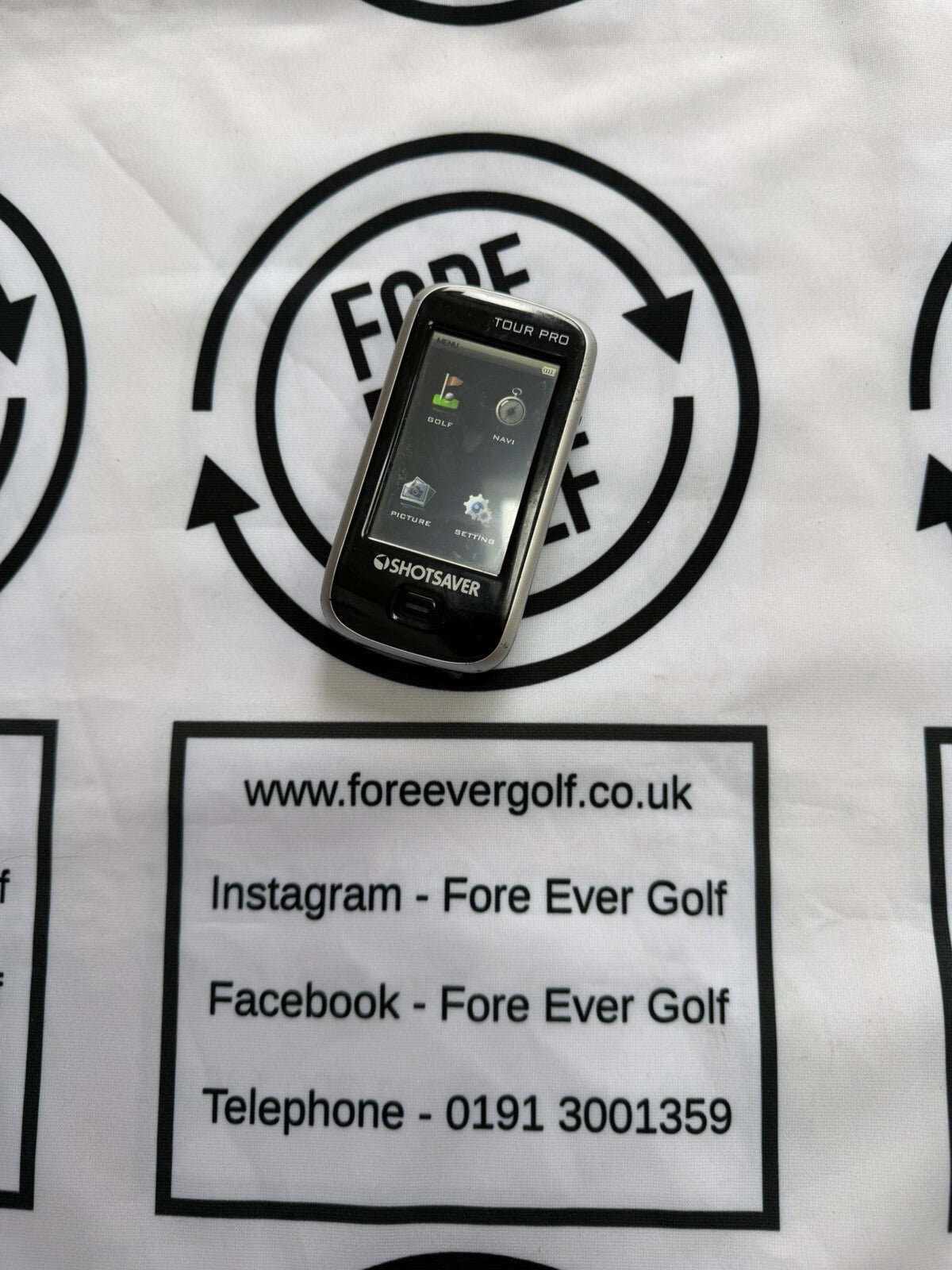 SNOOPER SHOT SAVER TOUR PRO GOLF GPS / HAND HELD / GOOD USED