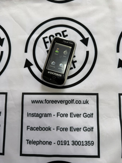 SNOOPER SHOT SAVER TOUR PRO GOLF GPS / HAND HELD / GOOD USED