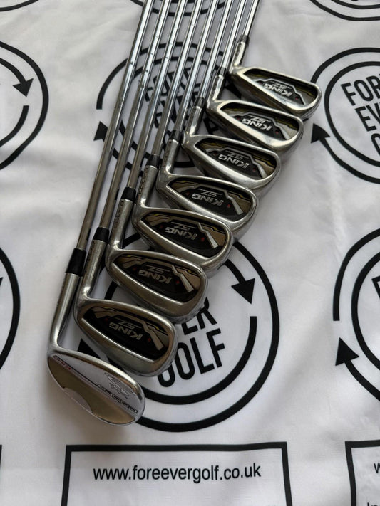 COBRA SZ SPEEDZONE IRONS / 4-PW + SW / RH / 90g Reg Flex / GOOD USED