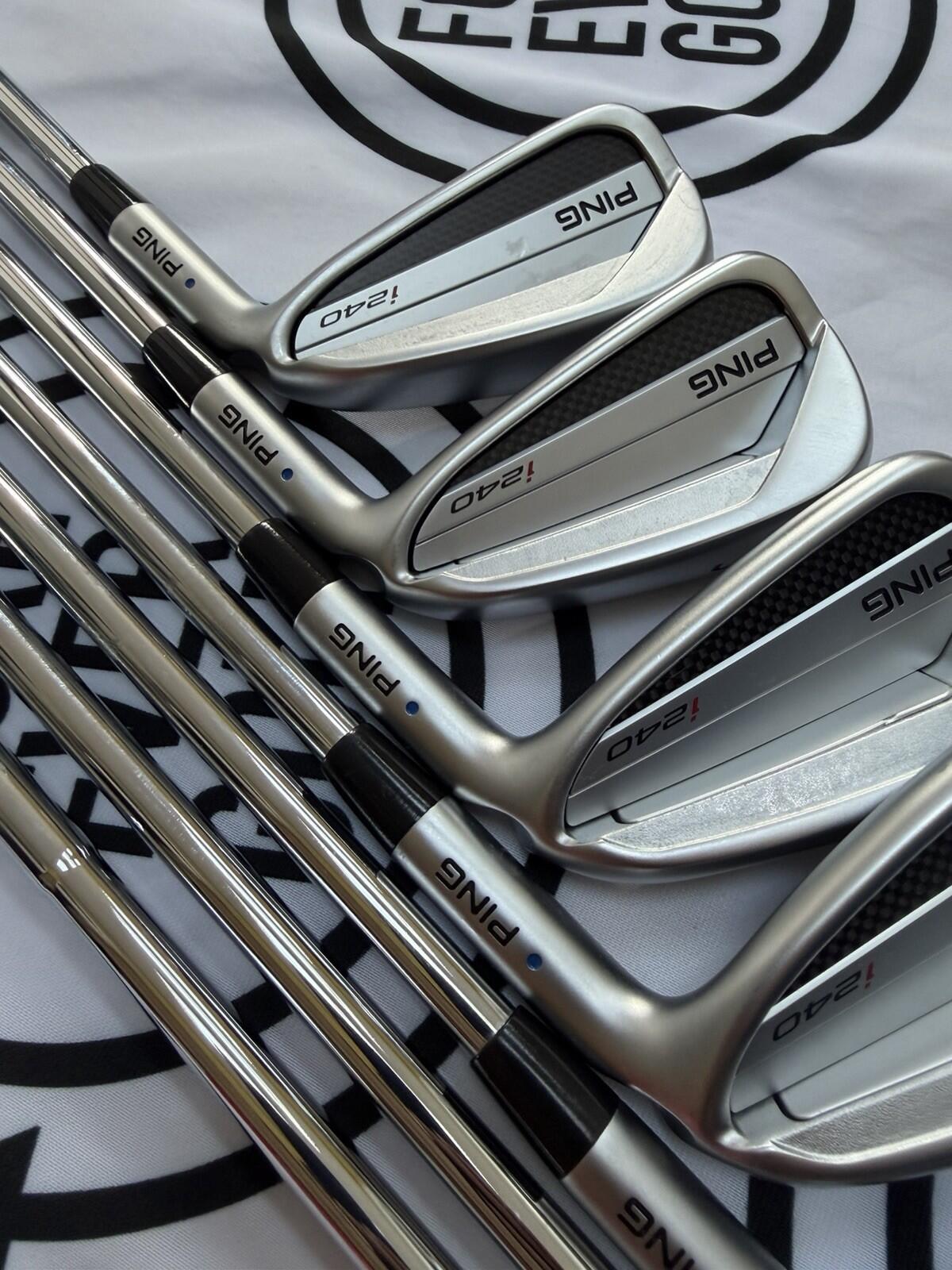 PING i240 IRONS / 5 - UW / Mens RH / 100g Reg Flex / Blue Dot / MINT USED