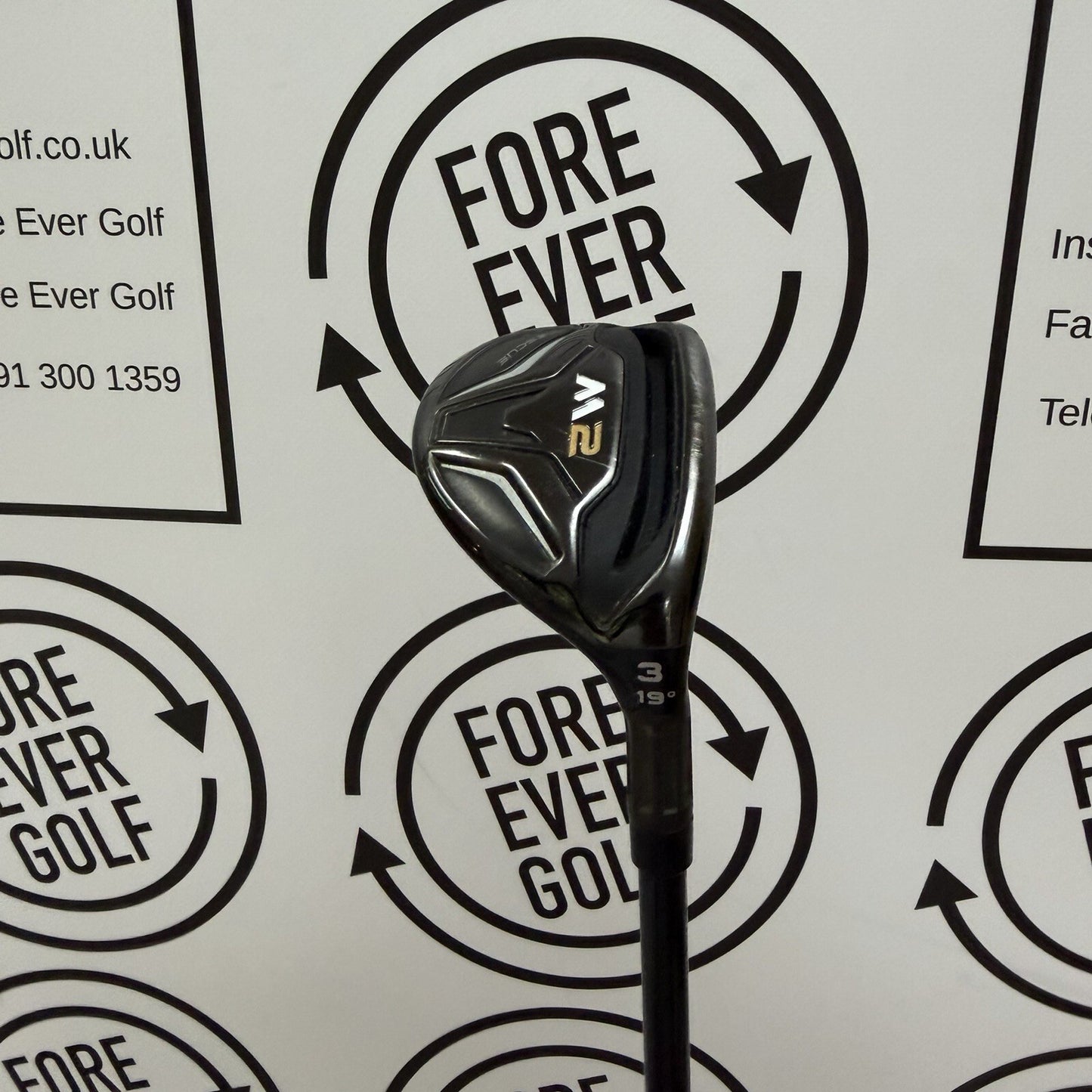 TAYLORMADE M2 3 HYBRID / 19 Deg / RH / 65g Reg Flex / GOOD USED