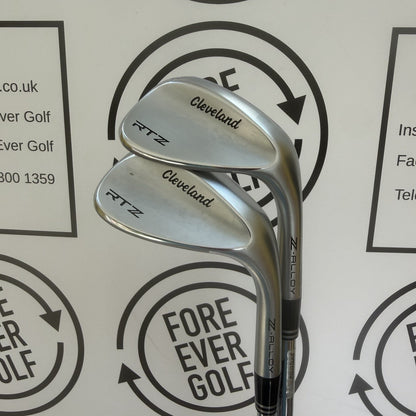 CLEVELAND RTZ WEDGE SET / 54 & 60 / Mens RH / Wedge Flex / V.GOOD USED