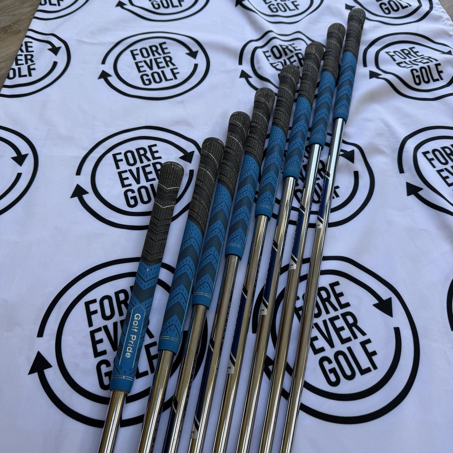TITLEIST AP3 718 IRONS / 4 - PW + 48 / Mens RH / 120g Stiff Flex / GOOD USED