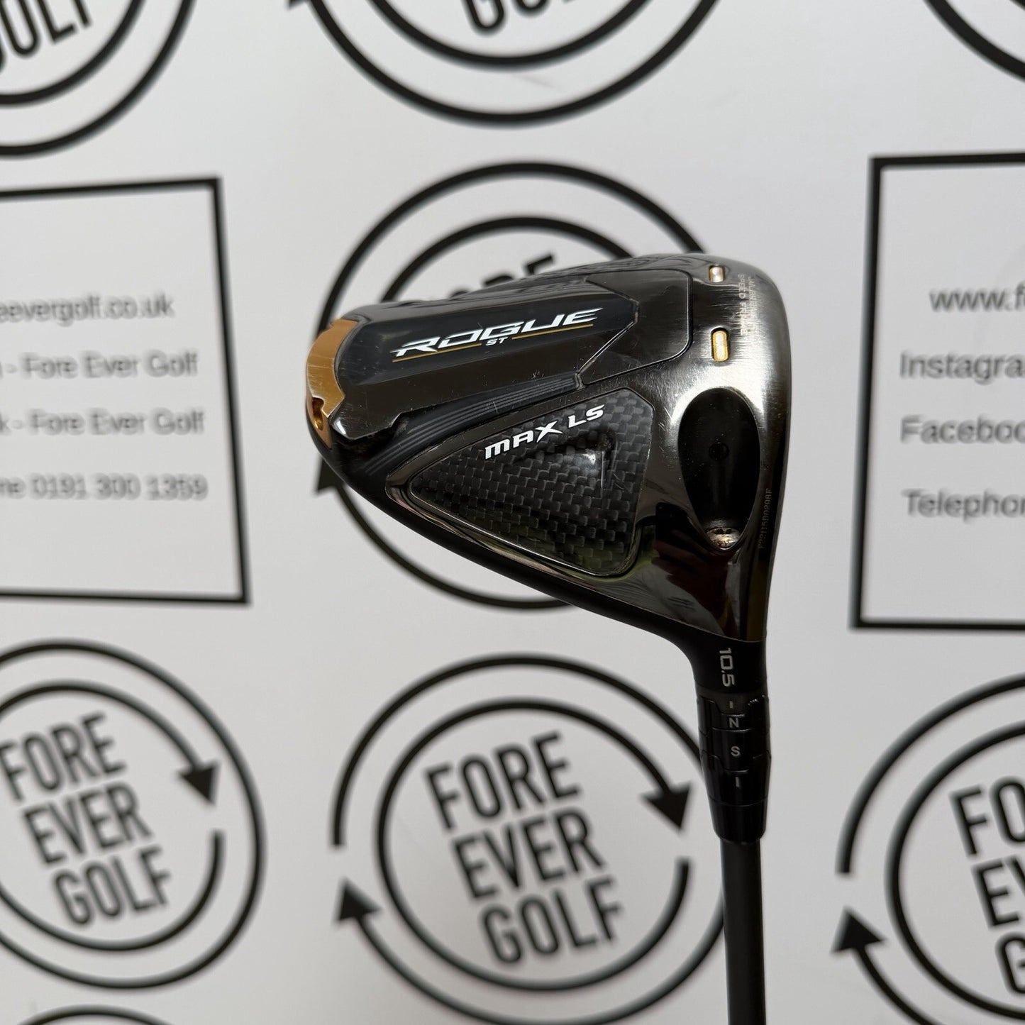 CALLAWAY ROGUE ST MAX LS DRIVER / 10.5 Deg / RH / 60g Stiff Flex / V.GOOD USED