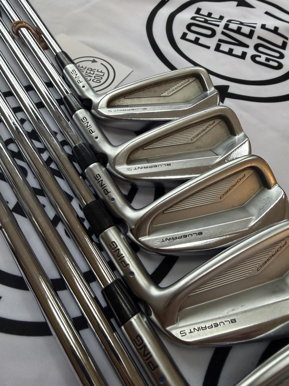 PING BLUEPRINT S IRONS / 4 - PW / Blue Dot / Mens RH / 105g Stiff Flex / V.GOOD