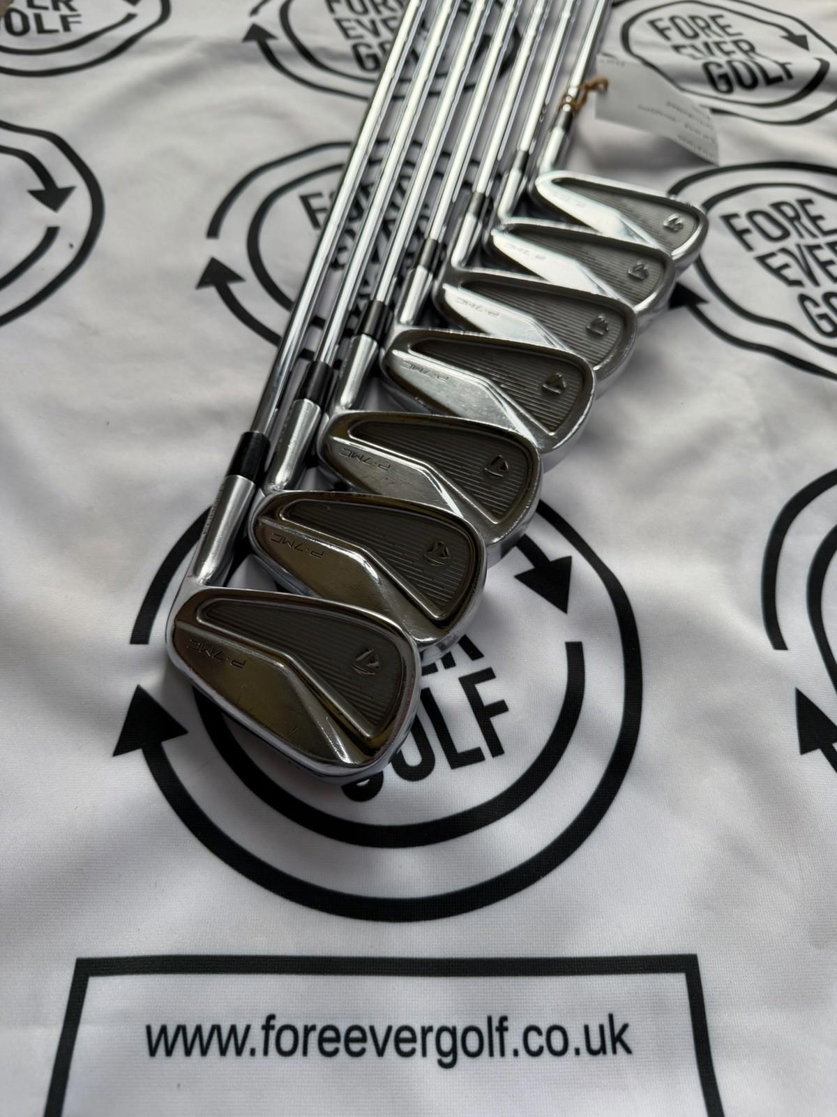 TAYLORMADE P7MC (2021) IRONS / 4 - PW / Mens RH / 120g Stiff Flex / GOOD USED