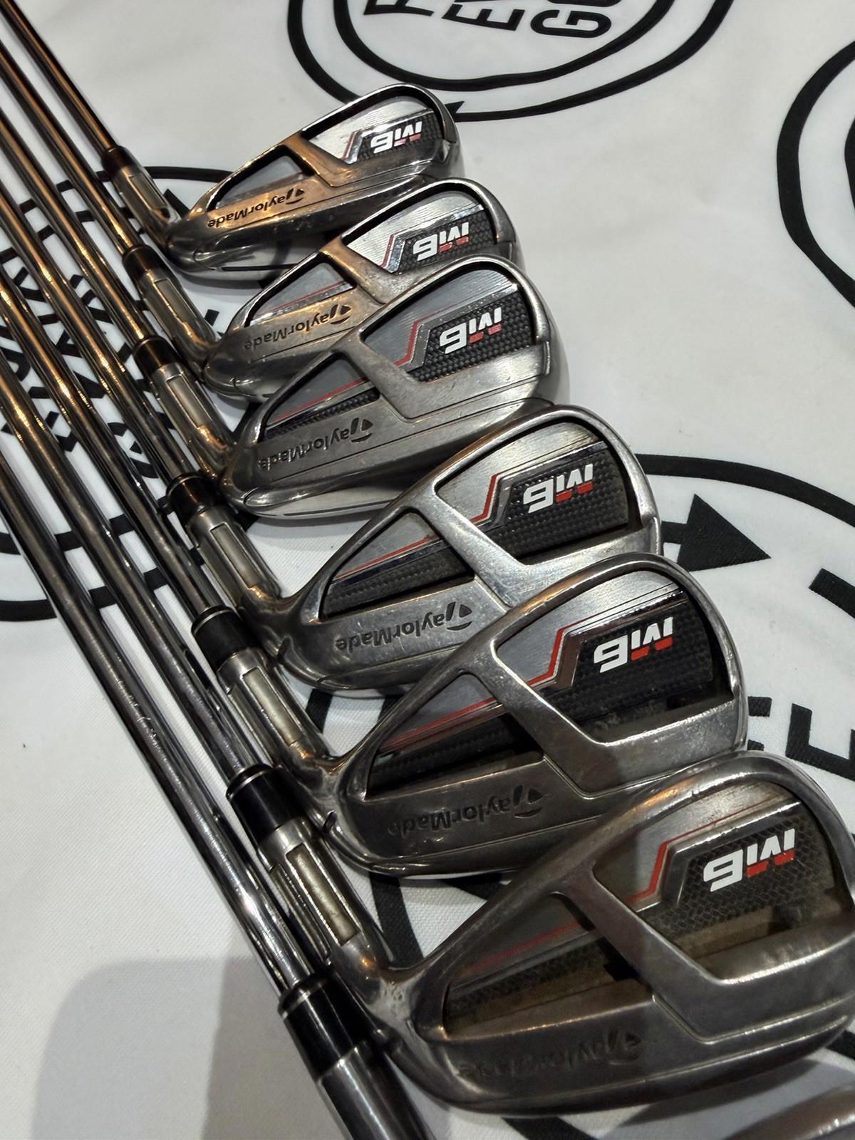 TAYLORMADE M6 IRONS / 5 - SW / Mens RH / 85g Reg Flex / GOOD USED