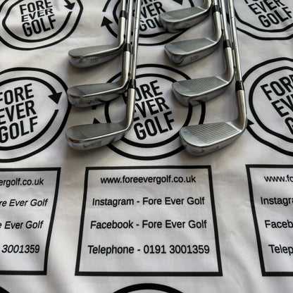 PING i200 IRONS / 4 - PW / Mens RH / BKUE DOT / 110g Reg Flex / GOOD USED
