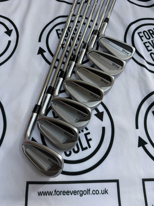 PING i240 IRONS / 5 - UW / Mens RH / 100g Reg Flex / Blue Dot / MINT USED