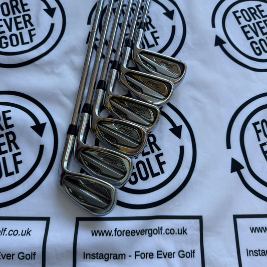 TITLEIST T100s IRONS (2019) / 5 - PW / RH / AMT White Stiff Flex / GOOD USED