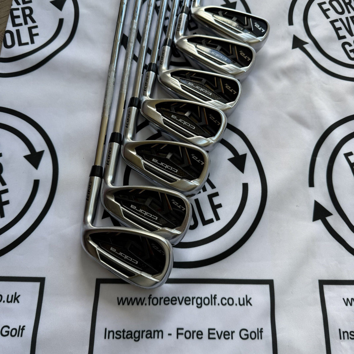COBRA LTD-X IRONS / 5 - GW / Mens RH / 90g Stiff Flex / V.GOOD USED