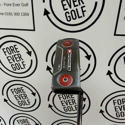 ODYSSEY O-WORKS BLACK 1WS PUTTER / 35” / Mens RH / V.GOOD USED