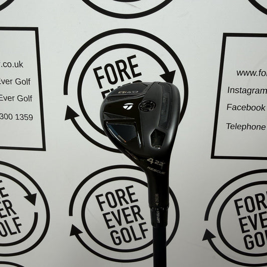 TAYLORMADE Qi4D 4 HYBRID / 22 Degree / RH / 65g Reg Flex / MINT USED