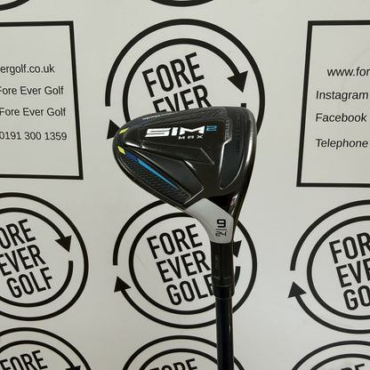 TAYLORMADE SIM2 MAX 9 WOOD / 24 Degree / Mens RH / 50g A Flex / MINT USED