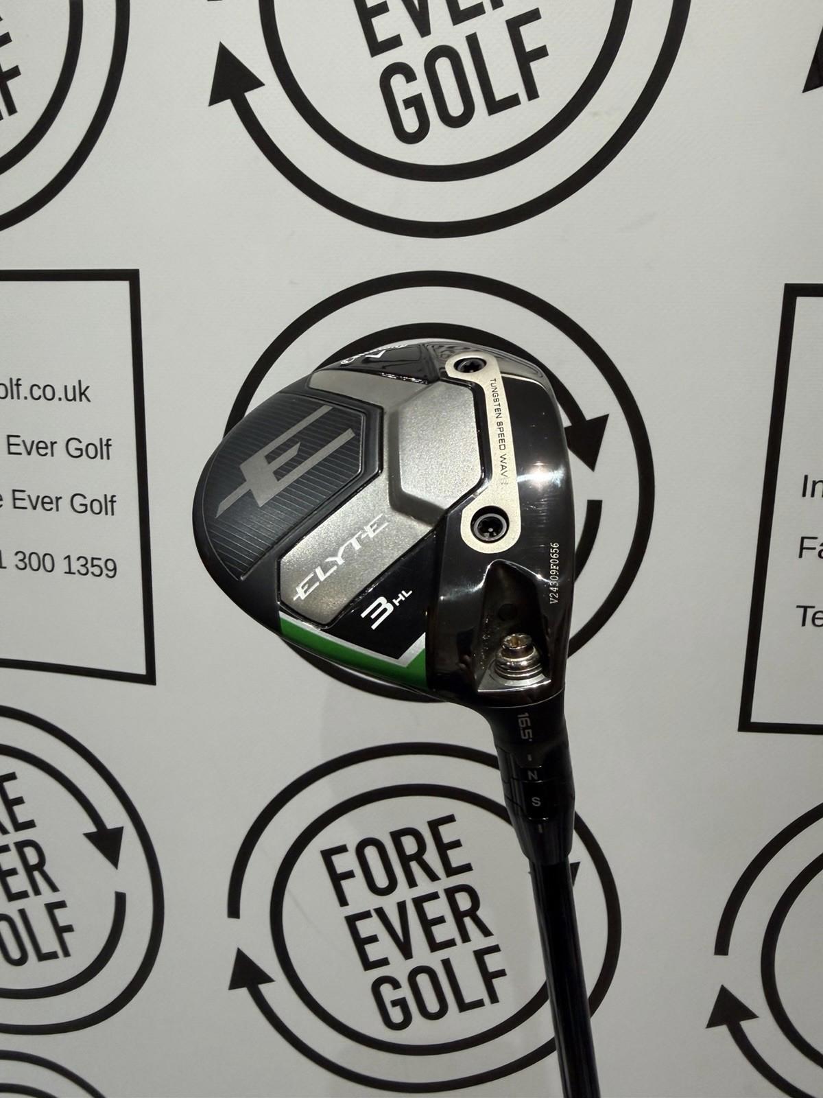 CALLAWAY ELYTE 3 WOOD HL / 16.5 Deg / 70g Stiff Flex / MINT USED
