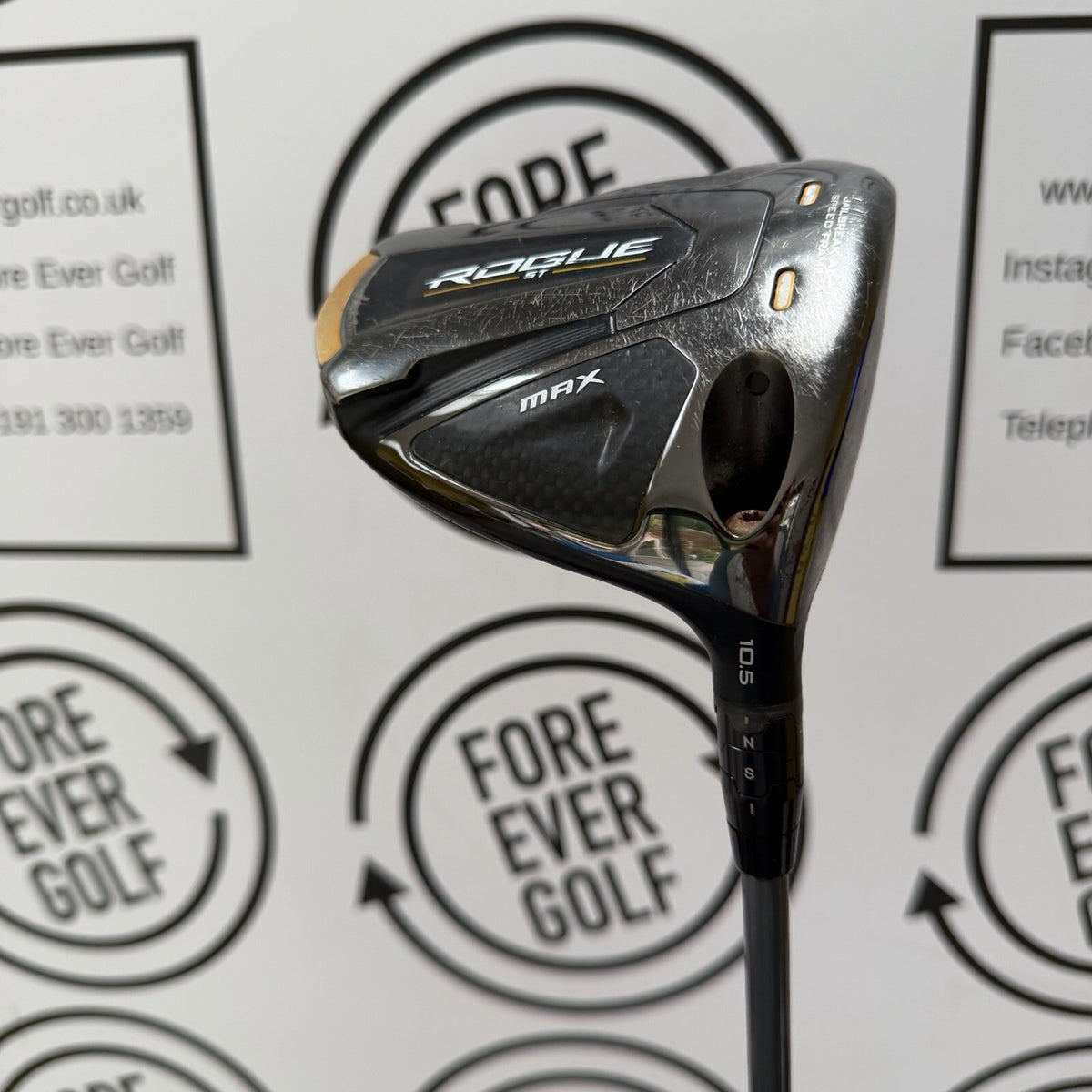 CALLAWAY ROGUE ST MAX DRIVER / 10.5 Deg / Mens RH / 50g Reg Flex / GOOD USED
