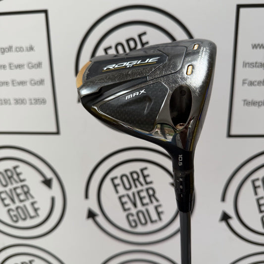 CALLAWAY ROGUE ST MAX DRIVER / 10.5 Deg / Mens RH / 50g Reg Flex / GOOD USED