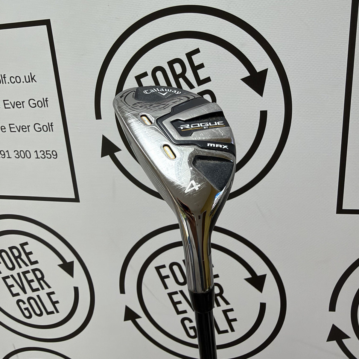 CALLAWAY ROGUE ST MAX 4 HYBRID / 22 Deg / Mens LH / 65g Reg Flex / GOOD USED