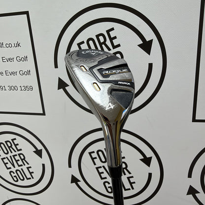 CALLAWAY ROGUE ST MAX 4 HYBRID / 22 Deg / Mens LH / 65g Reg Flex / GOOD USED