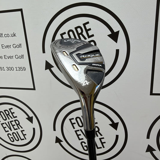 CALLAWAY ROGUE ST MAX 4 HYBRID / 22 Deg / Mens LH / 65g Reg Flex / GOOD USED