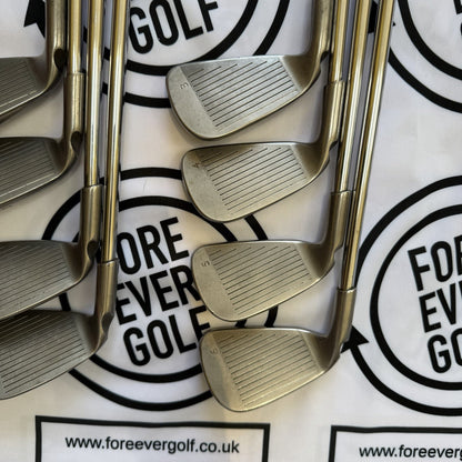 PING i15 IRONS / 3-PW / Mens RH / GREEN DOT / Stiff Flex / OK USED