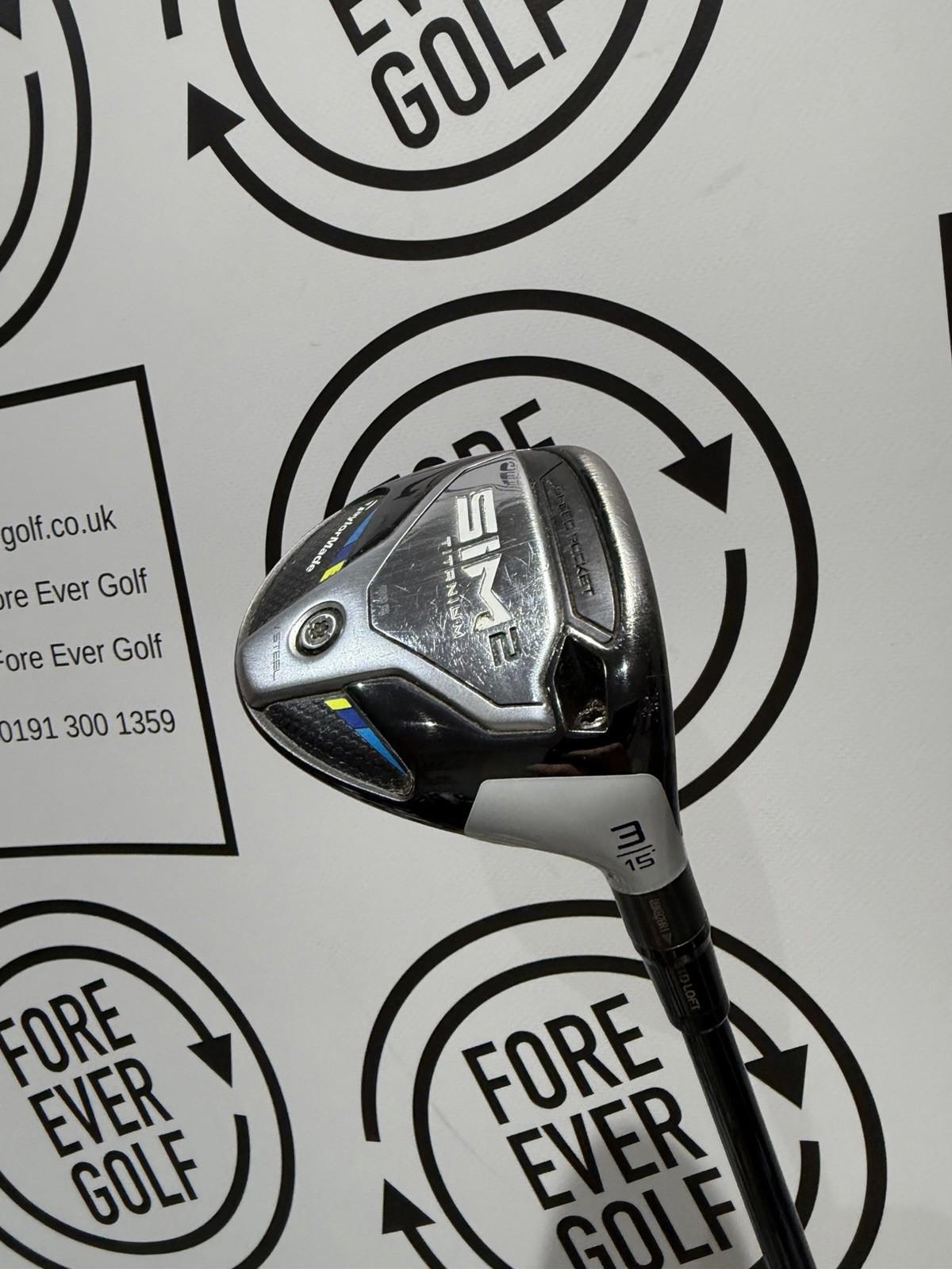 TAYLORMADE SIM2 TITANIUM 3 WOOD / 15 Deg / RH / 60g Stiff Flex / V.GOOD USED