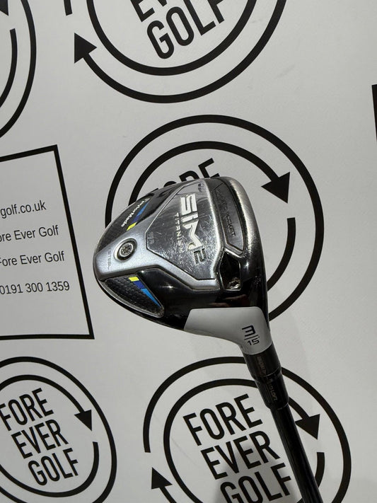 TAYLORMADE SIM2 TITANIUM 3 WOOD / 15 Deg / RH / 60g Stiff Flex / V.GOOD USED