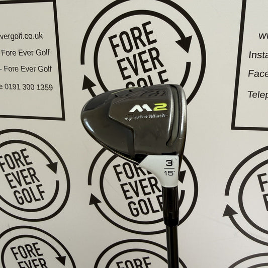 TAYLORMADE M2 3 WOOD / 15 Degree / RH / 65g Stiff Flex / GOOD USED