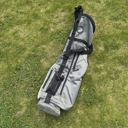 GOLF SUNDAY BAG / Grey/Solver / 2 Way Divide / Lightweight / One Strap / GOOD US