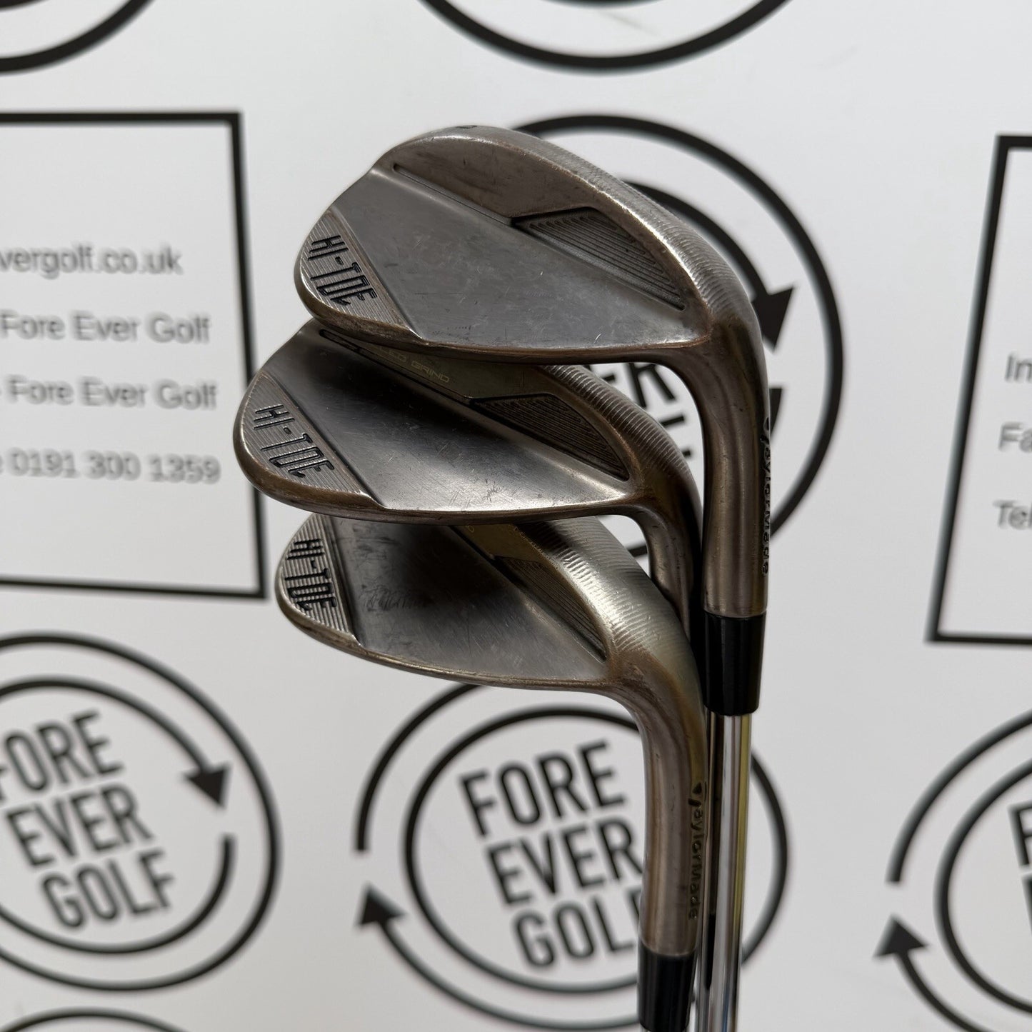TAYLORMADE HI-TOE 4 WEDGE SET / 50,54,58 / RH / Wedge Flex / GOOD USED